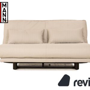 Wittmann Colli Stoff Dreisitzer Hellgrau manuelle Funktion Sofa ✨