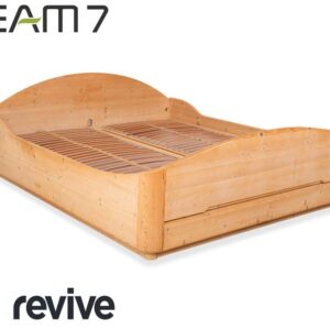 Team7 Holz Bett Braun 180x200 manuelle Funktion