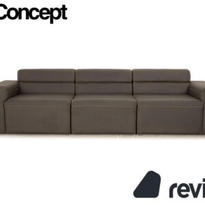 BoConcept Smartville Stoff Dreisitzer Grau Sofa Couch