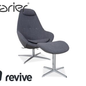 Varier Kokon Stoff Sessel by Thomas Pedersen inkl. Hocker Grau