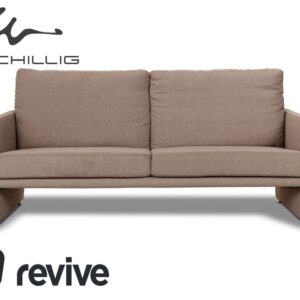 Willi Schillig Stoff Dreisitzer Beige Sofa Couch