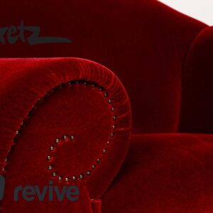 Bretz Gaudi Stoff Sessel Rot ✨