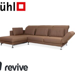 Brühl Moule Stoff Ecksofa Braun Couch manuelle Funktion ✨