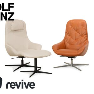 Rolf Benz MEG Leder Sessel Sienna Braun Beige manuelle Funktion