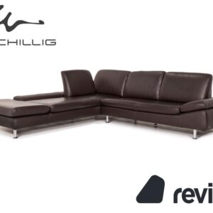Willi Schillig Loop Leder Ecksofa Braun Dunkelbraun Funktion ✨