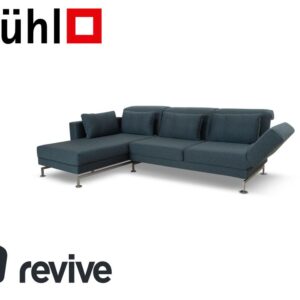 Brühl Moule Stoff Ecksofa Blau Couch manuelle Funktion ✨