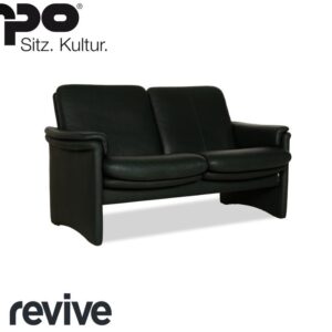 Erpo City Leder Zweisitzer Grün Sofa Couch manuelle Funktion