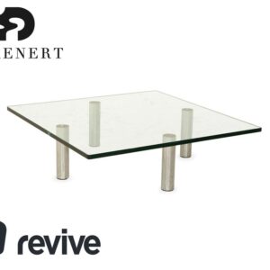 Draenert Imperial Glas Couchtisch Silber