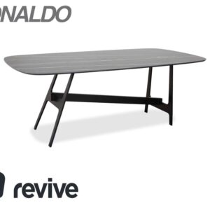 Bonaldo Slot Esstisch Schwarz Weiß Anthrazit 200 x 108cm by