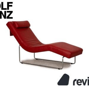 Rolf Benz 680 Leder Liege Rot Funktion ✨