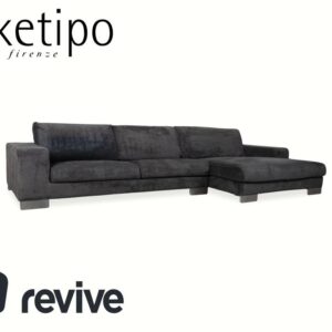 arketipo Stoff Ecksofa Grau Blau Sofa Couch