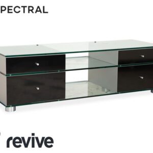Spectral CL 1552 Glas Sideboard Schwarz