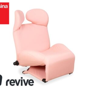 Cassina Wink Stoff Sessel Pink manuelle Funktion Neubezug ✨