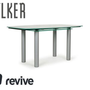 Völker Design Pescara Glas Esstisch Grau Esszimmer