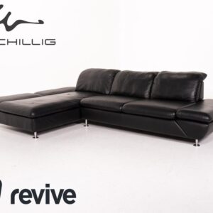 Willi Schillig Taoo Leder Ecksofa Schwarz Sofa Funktion Couch ✨
