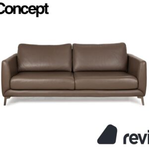 BoConcept Fargo Leder Zweisitzer Braun Sofa Couch