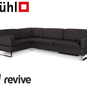 Brühl Alba Stoff Ecksofa Grau manuelle Funktion Sofa Couch