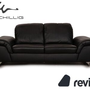Willi Schillig 29830 Leder Zweisitzer Schwarz Funktion Sofa ✨