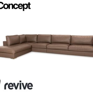 BoConcept Cenova Leder Ecksofa Braun Sofa Couch