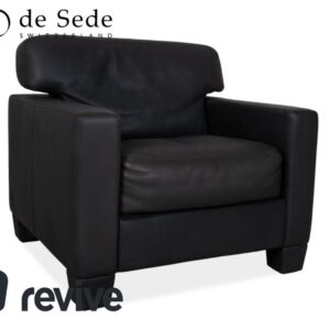 de Sede DS 17 / WK 612 Leder Sessel Schwarz