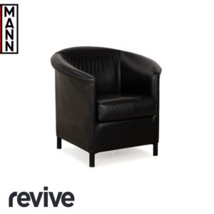 Wittmann Aura Leder Sessel Schwarz ✨