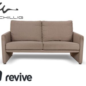 Willi Schillig Stoff Dreisitzer Beige Sofa Couch