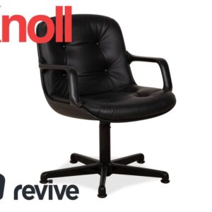 Charles Pollock Comforto Executive Chair Knoll 1960s Leder