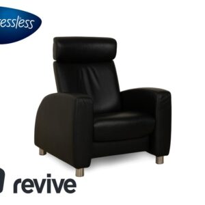 Stressless Arion Leder Sessel Schwarz manuelle Funktion Couch