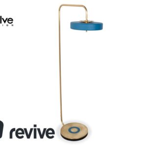 Revolve Design Lampe Stehlampe Gold Messing Blau Bert Frank