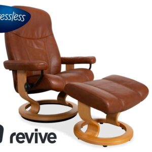 Stressless Consul Leder Sessel Braun manuelle Funktion inkl.