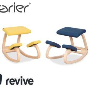 Varier Variable Kniestuhl Garnitur Holz Esche Hocker Natur Stoff