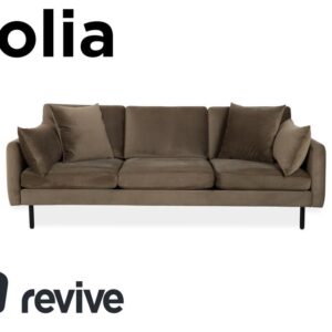 Bolia Scandinavia Dreisitzer Stoff Sofa Oliv Grün Couch