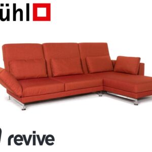 Brühl Moule Stoff Ecksofa Terrakotta Rot Relaxfunktion Funktion ✨