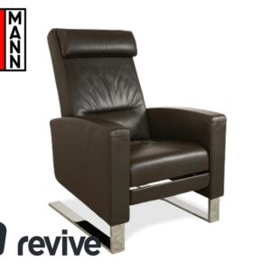 Wittmann Lindberg Ledersessel Relaxsessel Braun 15864 Toro