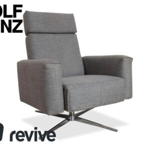 Rolf Benz 50 Stoff Sessel Grau manuelle Funktion