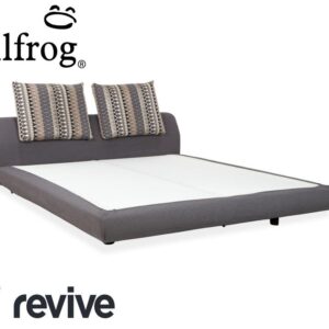 Bullfrog Stoff Bett Grau