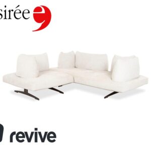 Désirée Lovely Day Stoff Ecksofa Creme Beige Weiß Sofa Couch