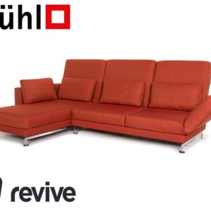 Brühl Moule Stoff Ecksofa Terrakotta Rot Relaxfunktion Funktion ✨
